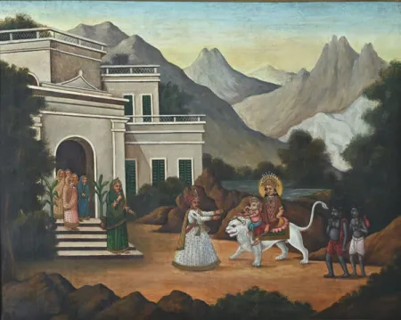 Goddess Durga's Arrival to her Paternal House