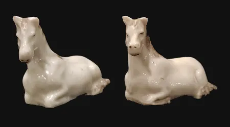 Pair of Porcelain Horses