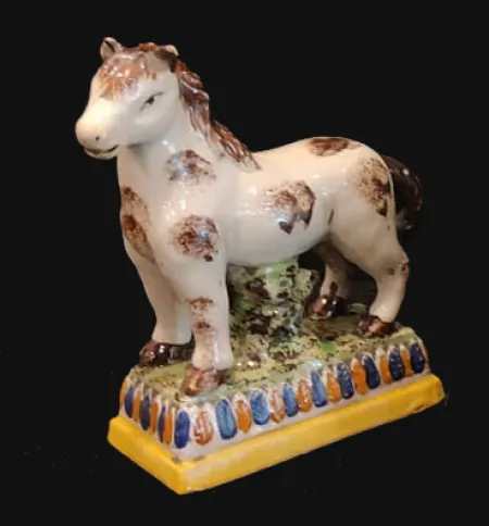 Staffordshire Style Pony Figurine