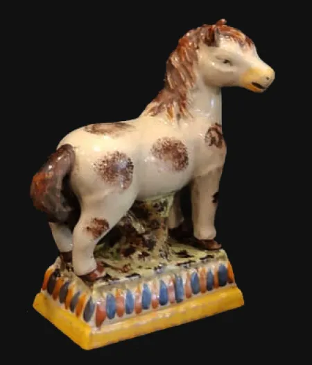 Staffordshire Style Pony Figurine