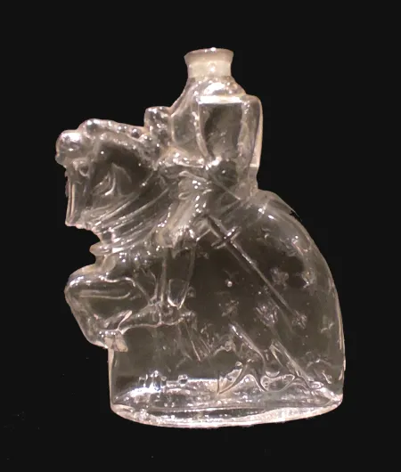 French Perfume Knigt Shapped Bottle