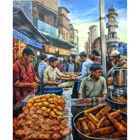 Street Food Stall of Mohammed Ali Road