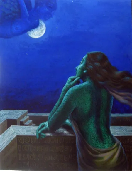 Dream of moon lite night