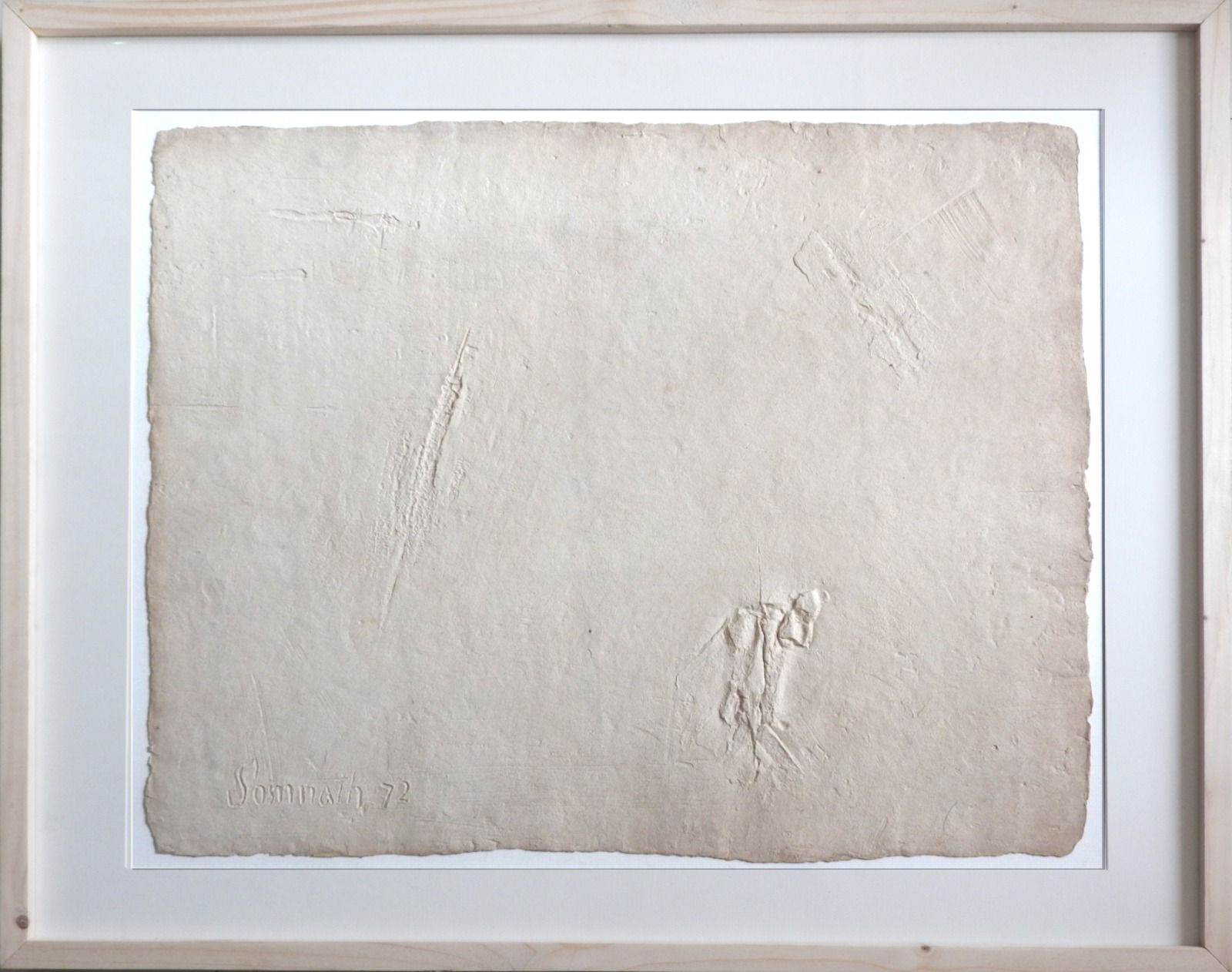 The Silent Impressions of Trauma: Somnath Hore’s White on White (Wounds) and Its Significance in Indian Art Collecting